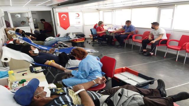 Kızılay Kuluda kan alımı yaptı