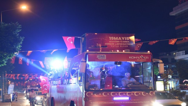 Konyaaltında ‘19 Mayıs kutlamaları üç gün sürecek