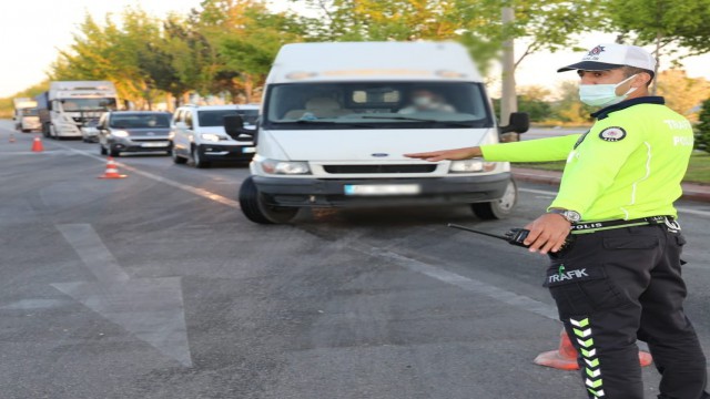 Konyada 2 bin 395 sürücüye ceza