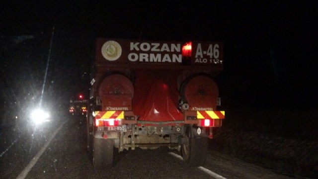 Kozanda orman yangını kontrol altına alındı