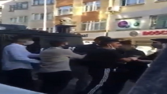 Küçükçekmecede hareketli anlar