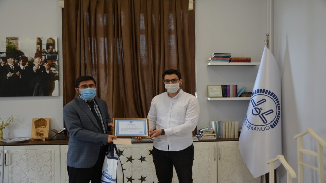 Kuran-ı Kerimi Güzel Okuma Yarışmasında il birincisi oldu