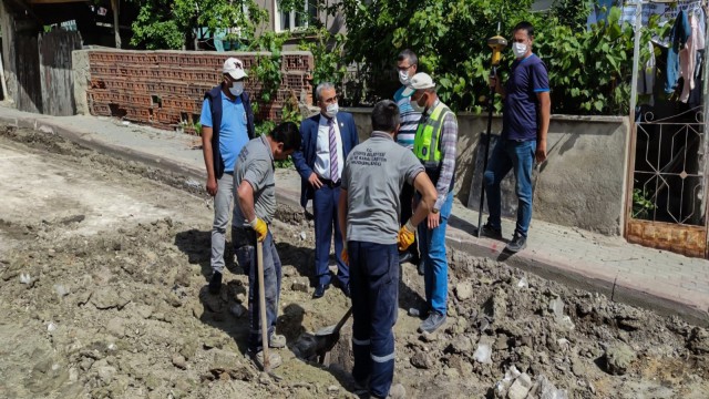 Kütahyada asfalt ve yol çalışması