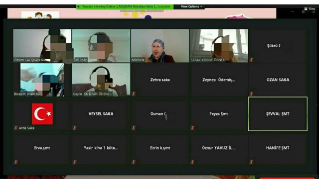 Kütahyalı öğrenciler Amerikalı Uzman Doktor Mıchelle Quaye ile buluştu