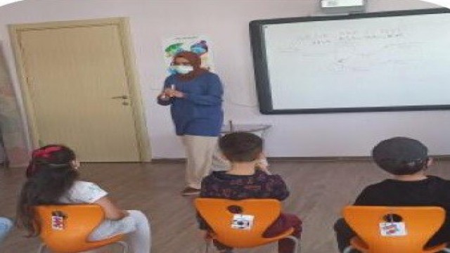 Malatyada anaokulu öğrencilerinden karbon ayak izi projesine katkı