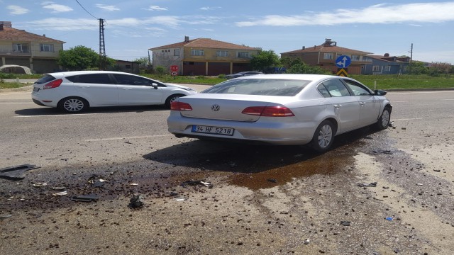 Malkarada trafik kazası: 1 yaralı