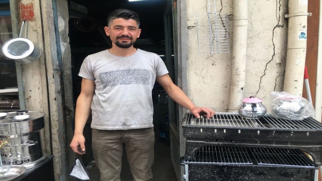 Mangal satıcılarının işi açıldı