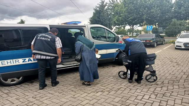 Manisada zabıtadan dilenci avı