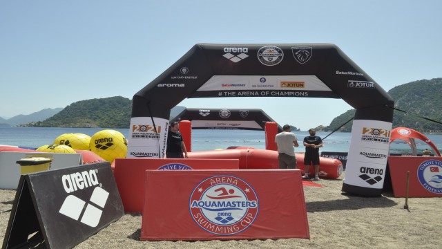 Marmaris, 12. Uluslararası Arena Aquamasters Yüzme Şampiyonası için hazırlanıyor