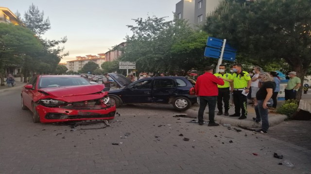 Menteşede trafik kazası: 1 yaralı