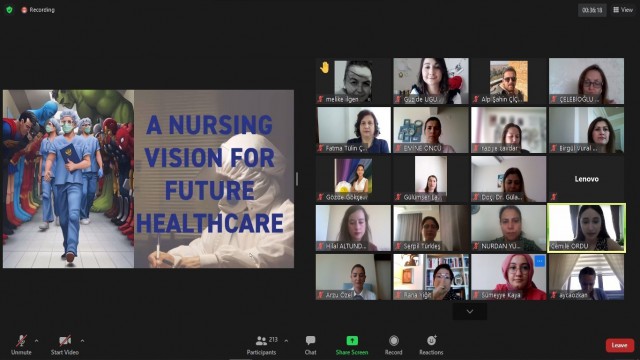 Mersin Üniversitesi, 12 Mayıs Dünya Hemşireler Gününü çevrimiçi kutladı