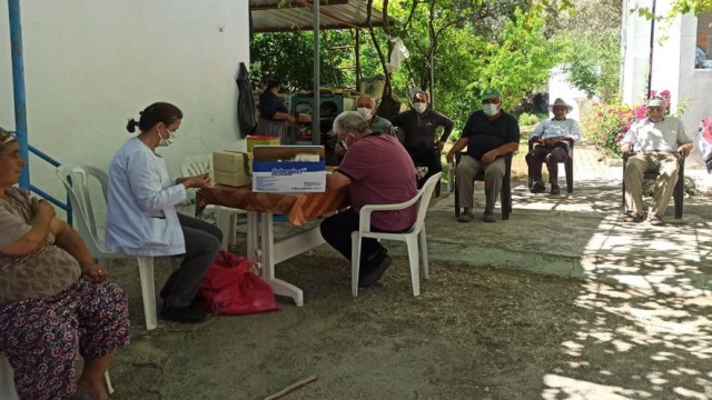 Milasta 55 yaş üstü aşı çalışmaları tamamlandı