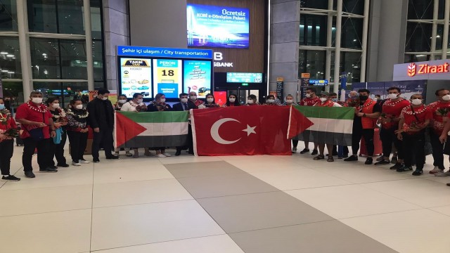 Milli atıcılardan Filistine destek