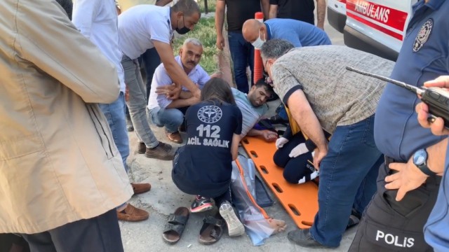 Motosikletler çarpıştı: 1 yaralı