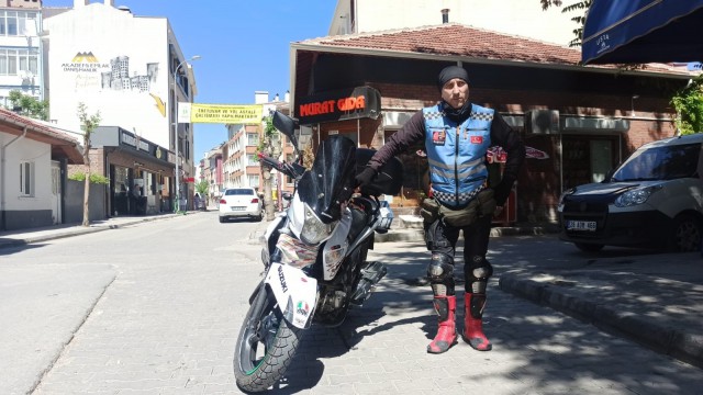 Motosikletli Kuryeler Derneğinden Tepebaşı Belediyesine teşekkür