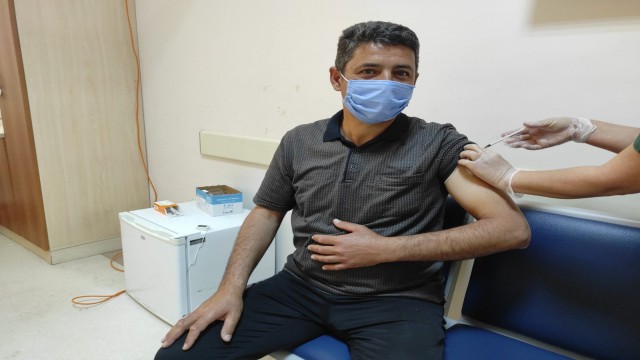 Muhtarlar aşılanlaya başladı