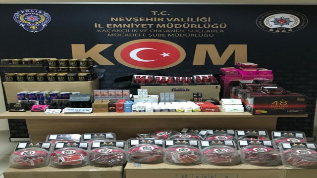 Nevşehirde yasadışı cinsel içerikli ürün satan işyerlerine operasyon düzenlendi