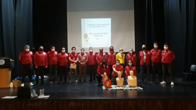 OBAK ekibi ilk yardım eğitiminden geçti