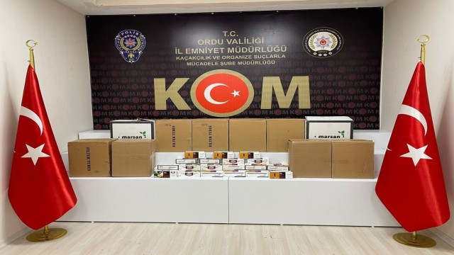 Orduda kaçak tütün denetimleri