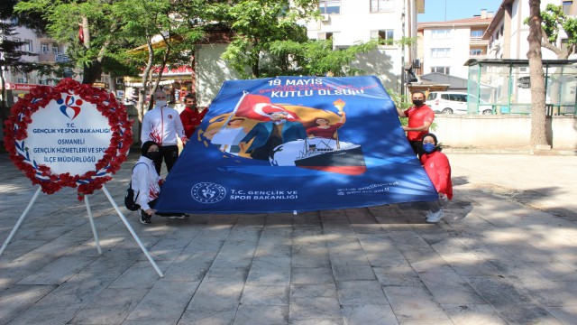 Osmanelinde 19 Mayıs kutlandı