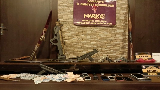 Osmaniyede uyuşturucu tacirlerine koçbaşlı şok baskın