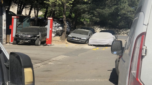 Oto tamirci dükkanına silahlı saldırı