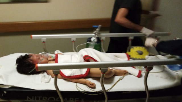 Otomobilin ezdiği minik Mustafa ağır yaralandı