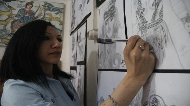 (ÖZEL) Kütahyalı sanatçı yeteneğini 35inden sonra keşfetti