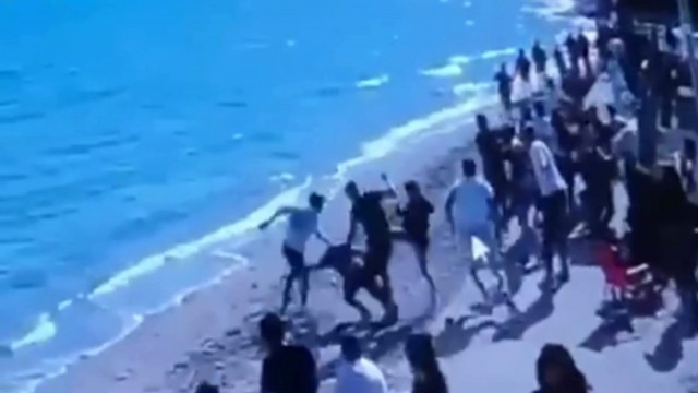 (Özel) Sahilde doğum günü kutlamasında kan aktı