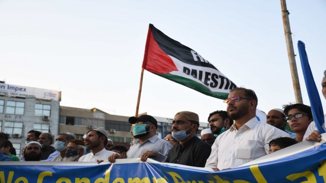 Pakistanda İsrail karşıtı protesto