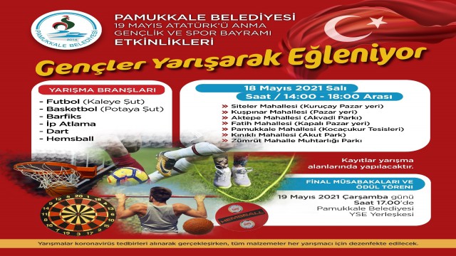 Pamukkalede 19 Mayıs bayramı çok farklı yaşanacak