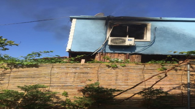 Pansiyonda çıkan yangın korkuttu