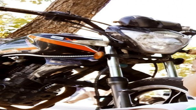 Park halindeki motosiklet çalındı