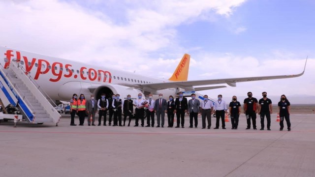 Pegasus hava yolları Iğdır seferleri başladı
