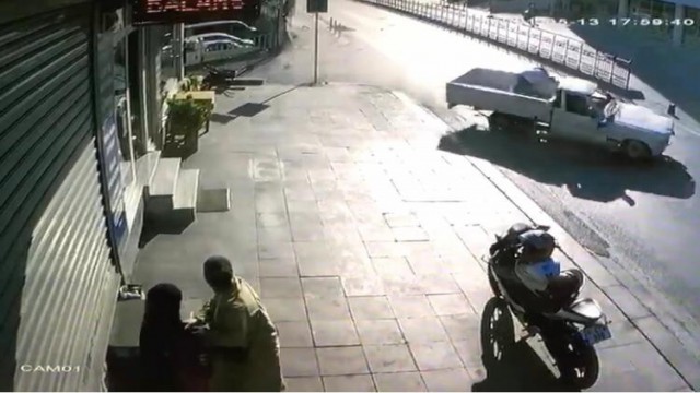 Pendikte bayram günü 4 kişilik aileye dehşeti yaşatan kaza kamerada