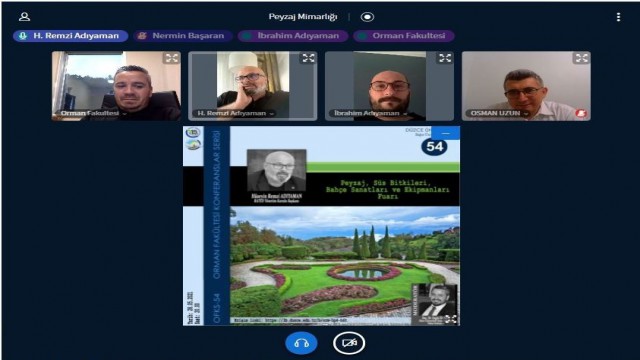 Peyzaj, süs bitkiciliği ve medyadaki yeri anlatıldı