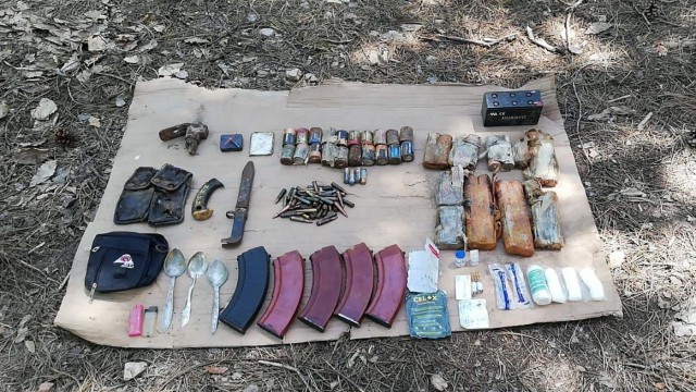 PKKnın sığınağında mühimmat ve yaşam malzemesi ele geçirildi