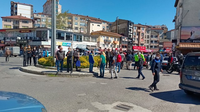 Polis şahsı durdurmak için havaya ateş açtı