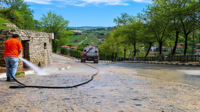Safranboluda bayram temizliği başladı