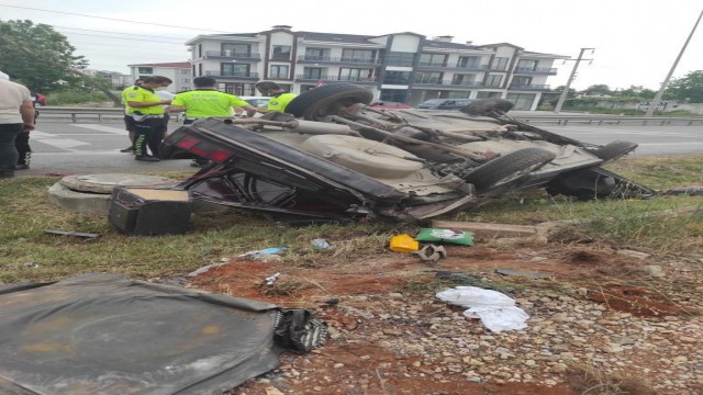 Sakaryada acı kaza: 1 ölü, 1 yaralı