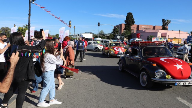 Samsunda 19 Mayısa özel vosvos konvoyu