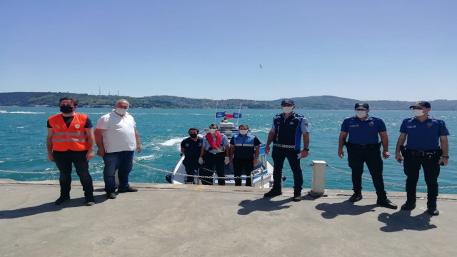 Sarıyerde amatör balıkçılara denetim