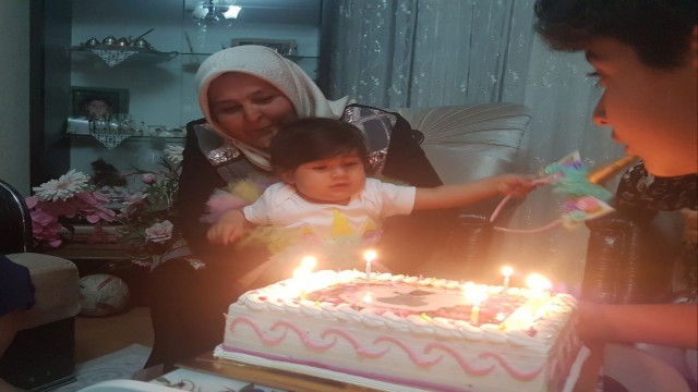 Şehidin kızına doğum günü sürprizi