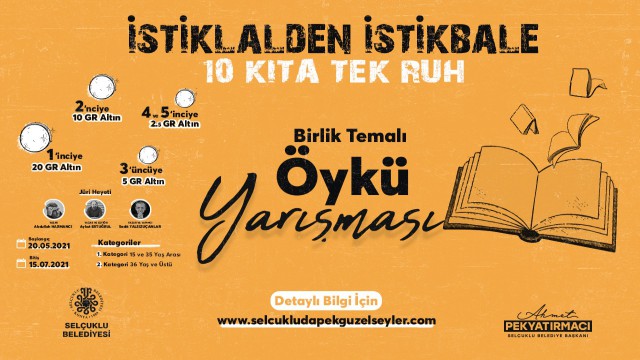 Selçuklu Belediyesi öykü yarışması düzenliyor