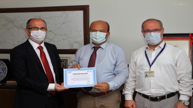 SGKdan TREDAŞa teşekkür belgesi