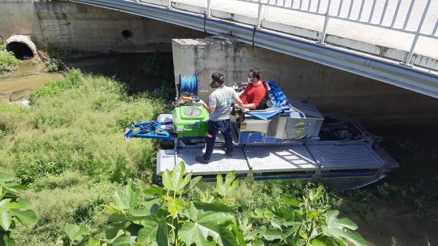 Sıcaklar arttı larva mücadelesi başladı
