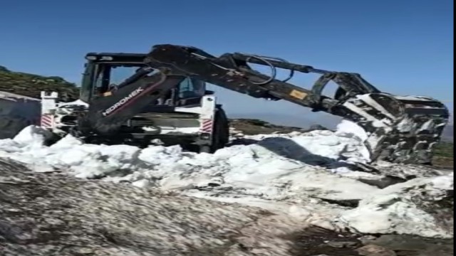 Şırnakta Mayıs ayı sonunda 3 metre karla mücadele