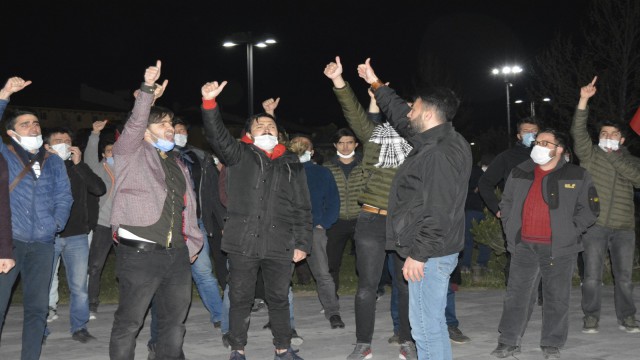 Sivas halkı Filistin için sokaklarda