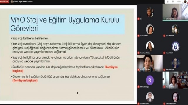 Söke Sağlık Hizmetleri MYOda hizmet içi eğitim toplantıları gerçekleşti
