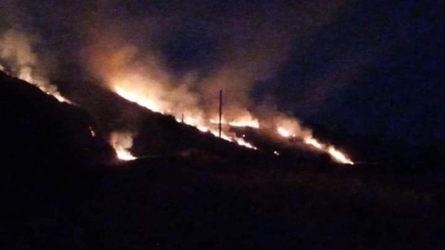 Sökedeki yangınlar korkuttu